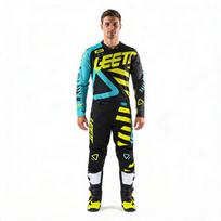 NAUJAS 2026 LEETT MOTO enduro motocross aprangos komplektas mx marškinėliai kelnės žalia motociklo apranga mtb carracing kostiumas Off Road įranga XXL - 38 žalia