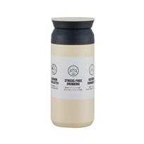 350ML 500ML Nerūdijančio Plieno Termosinis Puodelis Vakuuminės Kolbos Karštiems & Šaltiems Japoniško Stiliaus Izoliuotas Puodelis Nešiojamas Kavos Kelioninis Puodelis 350ml black