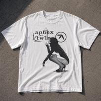 Aphex Twin Graphic T-shirt, Band 90s Tee 2XL gray