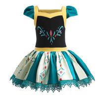 Girls' Princess Ballet Tutu Skirt - Sofia, Snow White, Elsa Designs 120cm black