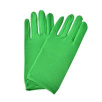 Elegantiškos tamprios šokių pirštinės moterims, 12 spalvų variantų, minkštos pieno šilko, pralaidžios orui, plono dizaino, atlikimo pirštinės green