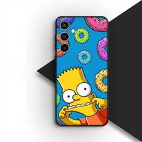 Dėklas Samsung Galaxy S20 S22 S21 FE Ultra Plus A07 A17 A15 A16 A25 A57 A37 Telefonui Dangtelis Minkštas Dėklas Tapetas S-Simpsons Bart Galaxy A25 5G