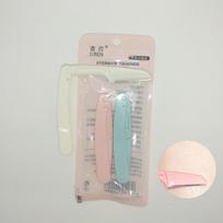 Multipurpose Hair Shaving Folding Eyebrow Trimmer 3-Pack (S11630355) gray