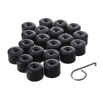 VW Golf MK4 17mm Ratų Veržlės Dangtelis Blue/20 pcs gray