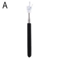 Retractable Teacher Pointer Finger Design StainlessSteel Telescopic School Teaching Pointer Stick Teacher Supplies for Classroom white