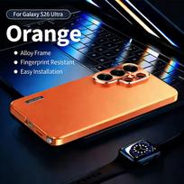 Prabangi Samsung Galaxy S26 S25 S24 S23 S22 S21 Ultra dėklas Metalinis Magnetinis Pilnos Kameros Objektyvo Apsauginis Korpusas Aliuminio Lydinio Itin Plonas Dangtelis For Samsung S26 Ultra blue