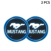 Naujas 2026 m. Automobilio Lipdukas Automobilio Spalvos LED Puodelio Laikiklio Šviesos Kilimėliai Automobilio Padėkliukai Puodeliams Šviesūs Padėkliukai Ford Mustang GT500 GT350 Cobra Shelby black