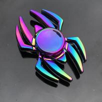 Vaivorykštės spalvų metalinis fidget spinner žaislas, nerūdijančio plieno guolis, didelės spartos, streso mažinimo suktukas, ADHD, nerimo žaislai suaugusiems ir vaikams