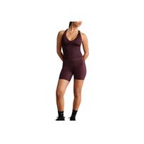 NikeSKIMS Shine V-Neck Tank Phoenix Women Tops Brown SL-SLS-8621W-CUR 2XS black