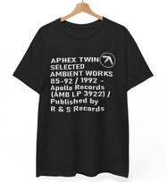 Aphex Twin Selected Ambient Works 85–92 Unisex T-Shirt: IDM/Ambient Techno Tee S white