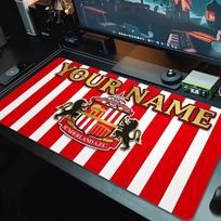 Custom Name Sunderland Mouse Pad Large Gaming Table Cushion Non-slip Laptop Tablet Big Mousepad XXL Mat Mini PC Playmat With Lock edge_XIA 30cmx60cm(11.8x23.6inch) red