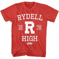 Grease - Rydell High - American Classics - Adult Short Sleeve T-Shirt L red