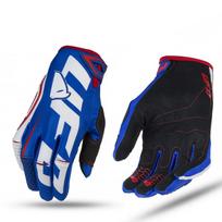 New Long Finger Motorcycle off-Road Gloves MTB MX Racing Bicycle Thin Outdoor Sports Breathable Gloves XL blue