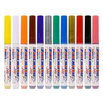 Paint Marker Set, 12 Shade Waterproof Quick Dry Oil Based Paint Markers for Letter Tracing, Touch Up, Fill Work and Detail Coloring 1