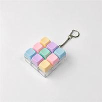 Kawaii Mini Mechanical Keyboard Clicker Fidget Toy Portable Keychain ASMR Sound Stress Relief Backpack Pendant Portable Gift Toy