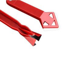 2Pcs Silicone Glass Sealant Scraper Tool Plastic Sealant Finishing Scraper For Bathroom Kitchen Window Construction