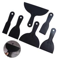 Cleaning Tool Construction Tool Putty Spreader Car Film Patch Filling Spatula Plaster Shovel Putty Scraper Wallpaper Scraper 4inch black