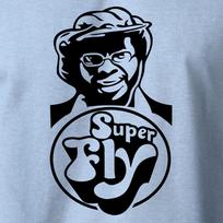 CURTIS MAYFIELD  Superfly Super Fly Soul Funk R&B Tribute on Tee Unisex T-Shirt L white