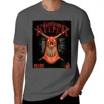 Dungeon Keeper Cover Art TShirt graphics customs oversizeds Unisexs big and tall t shirts M black