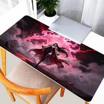 Kawaii Mouse Pad OOne PPiece Boa Hancock Anime Carpet Gaming Pad NonSlip Extended Keyboard Desk Mat Gamer ESports Mousepad 800x300x3mm pink