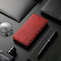 For Xiaomi Redmi Note 14 15 Pro Plus 4G 5G Luxury Case Magnet Leather Texture Wallet Funda Mi Phone Redmi 15 15C 14C Flip Cover Redmi 15 5G raudona