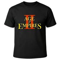 Age of Empires II Game Logo Graphic T-Shirt L juoda