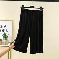 Moteriškos trumpintos pižamos kelnės su raišteliu ir elastine juosta 3/4 ilgio minkštos Capri Pj kelnės naktiniai namų drabužiai 6XL beige