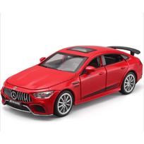 1/32 Mercedes Benz AMG GT63 Sportinis Automobilis Lydinio Diecast Automobilio Modelis Garsas Šviesa Traukiamas Atgal Žaislai Papuošalai Dovana Vaikams Kolekcionuoti raudona