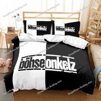 Böhse Onkelz Juosta Dvigulės Lovos Patalynės Komplektas, Visų Sezonų Antklodės Užvalkalų Komplektas, Antklodės Užvalkalas Dvigulei ir Karališko Dydžio Lovai Antklodės Užvalkalas Lova 135x200cm