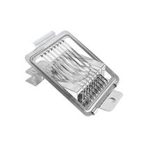 Stainless Steel Egg Slicers Multifunctional Heavy Duty Mushroom Slicers with Round Groove Easy Support Egg Cutter juoda