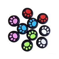 Cat Paw Silicone Caps Thumbstick Grips Joystick Cover Protect Thumb Stick Case for PlayStation 4 PS4 PS5 Xbox One 360 Controller 10PCS Caps
