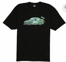 Stussy Race Car Tee Size Medium Black Unisex T-Shirt XL gray