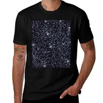 Black Sequins TShirt Holiday Vacation Tee Shirt 4XL black