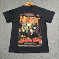 Slipknot The Devil In Tour VHS Band Tee T-Shirt Men’s Medium Double Sided Metal Unisex T-Shirt XL gray
