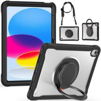 For iPad mini 6 7 Case Safe Kids Tablet Cover For iPad 11 10 Pro 12.9 Air 11 13 4 5 9.7 Funda With Shoulder Strap ipad 9.7 (2018) 6th blue