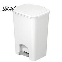 Odor Proof Garbage Bin Pedal Trash Can, with Dual-mode Lid, Easy Access Bathroom Can Odor-proof Slim Solid Color Waste Basket, for And Kitchen Foot M