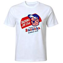 Bazooka Joe Bubble Gum Retro T-Shirt L balta