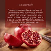 Herb Essential Pomegranate Peel Powder (Punica granatum) For Skin and Hair, 100g |Pack of 2