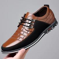 Natūralios odos Retro sukneliniai batai vyriški Juodi Oxfords Atsitiktiniai verslo batai Vestuviniai Klasikiniai Biuro Formalūs Darbo batai vyriški mokasinai 45 šokoladas