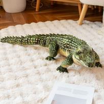 Lifelike Animal Dolls Simulated Crocodile Plush Toys Stuffed Soft Creative Crocodile Birthday Gift For Children Boy Home Decorat about 96cm