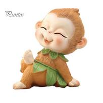 Monkey King Home Decor Cartoon Figurine Sitting Sleeping Statue Great Sages Resin Equalling Heaven Sculpture Office Car Dashboard Decoration Ornament B