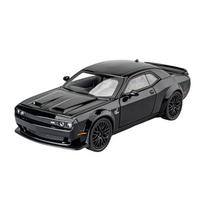 1:32 mastelio Dodge Challenger Hellcat Redeye lydinio raumenų automobilio modelis su garsu ir šviesa Vaikams skirta žaislinė kolekcionuojama prekė Gimtadienio dovana juoda
