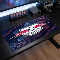RB Leipzig Football Print Large Mouse Pad, Anti-Slip Extended Gaming Desk Mat for Office Home 30cmx60cm（11.8x23.6inch）