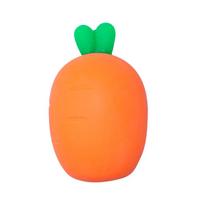 Kawaii Carrot Squishy Toy Soft Slow Rising Simulation Vegetable Stress Relief Fidget Toys For Kids Adults Decompression Gift green