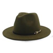 Retro vilnos moteriška outback veltinio fedoros skrybėlė Žieminė elegantiška dama Gangsterio Trilby Krikštatėvio Mafijos kepurės Dydis 56-58CM Z18 black