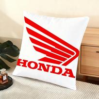 H-H-Honda Motociklo Pagalvės Užvalkalas Šilkinis Trumpas Pliaušas Namų Sofos Pagalvės Užvalkalas - Nematomas Užtrauktukas Namų Dekoras 45cmx45cm