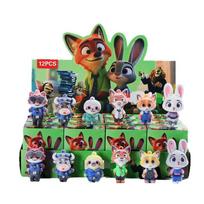 Latest 24pcs/Set Adorable Zootopia Blind Box Cartoon Nick Judy Characters Figure Playthings Dolls designed for Fans Children Birth Date Xmas Gifts