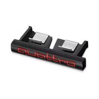 Automobilio stilius 3D metalinis Quattro logotipas Priekinių grotelių ženklelis Emblema Lipdukai Audi A3 A4 A5 A6 A7 A8 S3 S4 S5 S6 Q3 Q5 Q7 priedams
