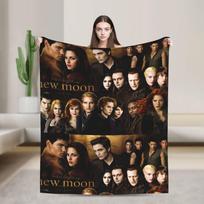 Bella Where The Hell Have You Been Loca  Blankets Jacob Black The Twilight Saga Plush Throw Blanket for Home Restaurant  Winter 75cmx90cm black