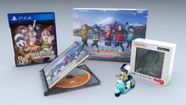 Have a nice Limited Edition Shima Rin Game Original A4 Clear File Included PS4 Laid-Back Camp day! [Contents] Choro-Q & Scooter, Soundtrack, - blue
